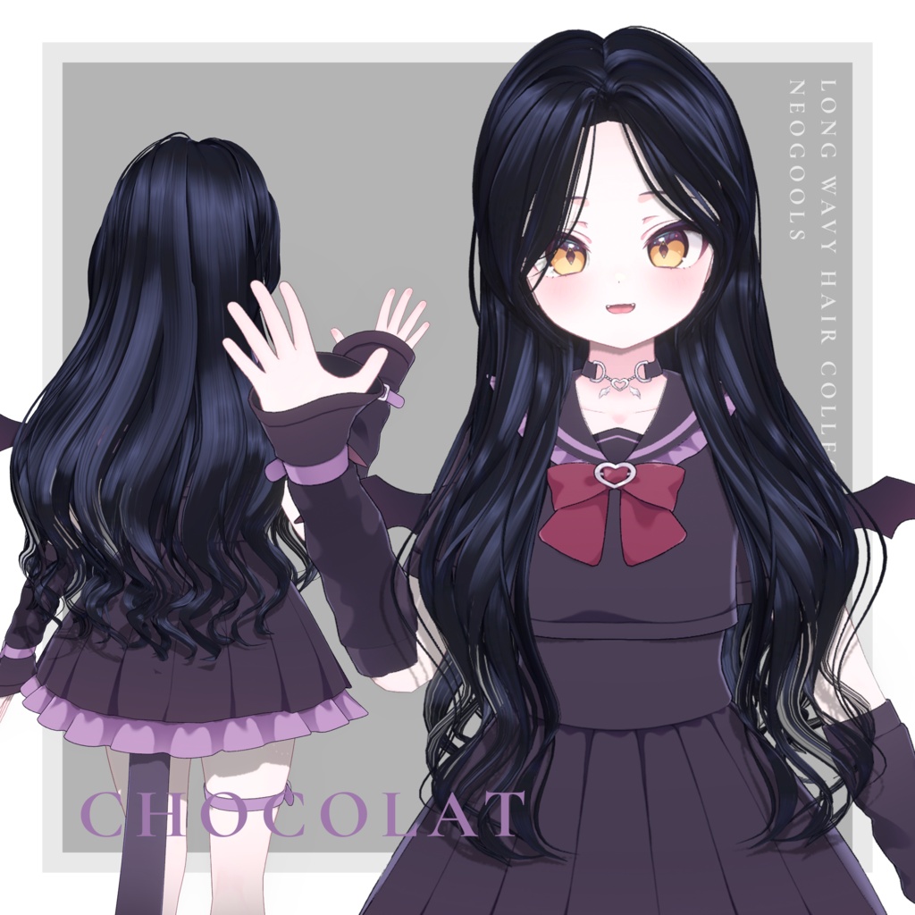 💎SALE💎〈14アバター対応〉 ✦。✨Long_Wavy_Hair。