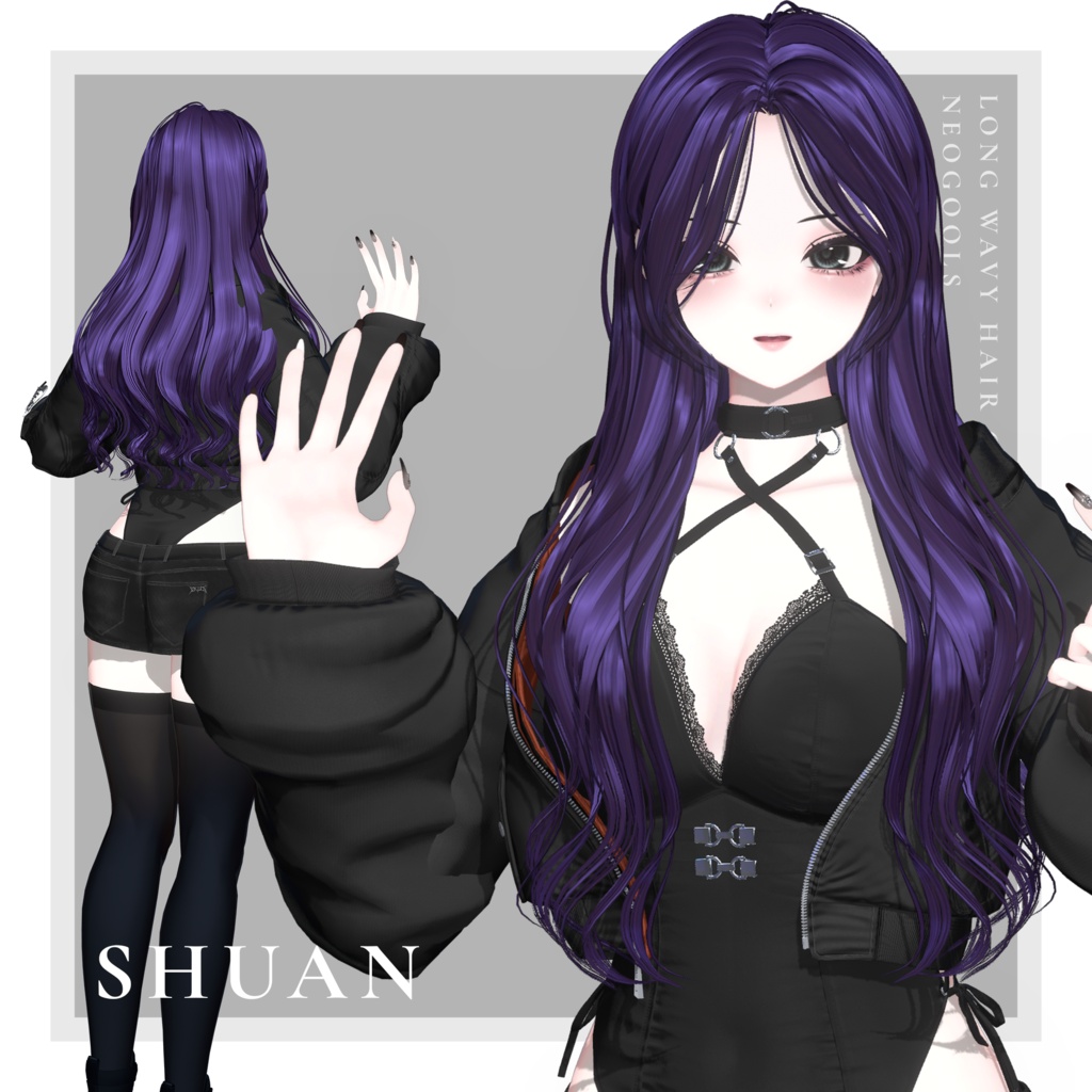 💎SALE💎〈14アバター対応〉 ✦。✨Long_Wavy_Hair。