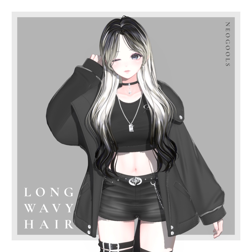 💎SALE💎〈14アバター対応〉 ✦。✨Long_Wavy_Hair。