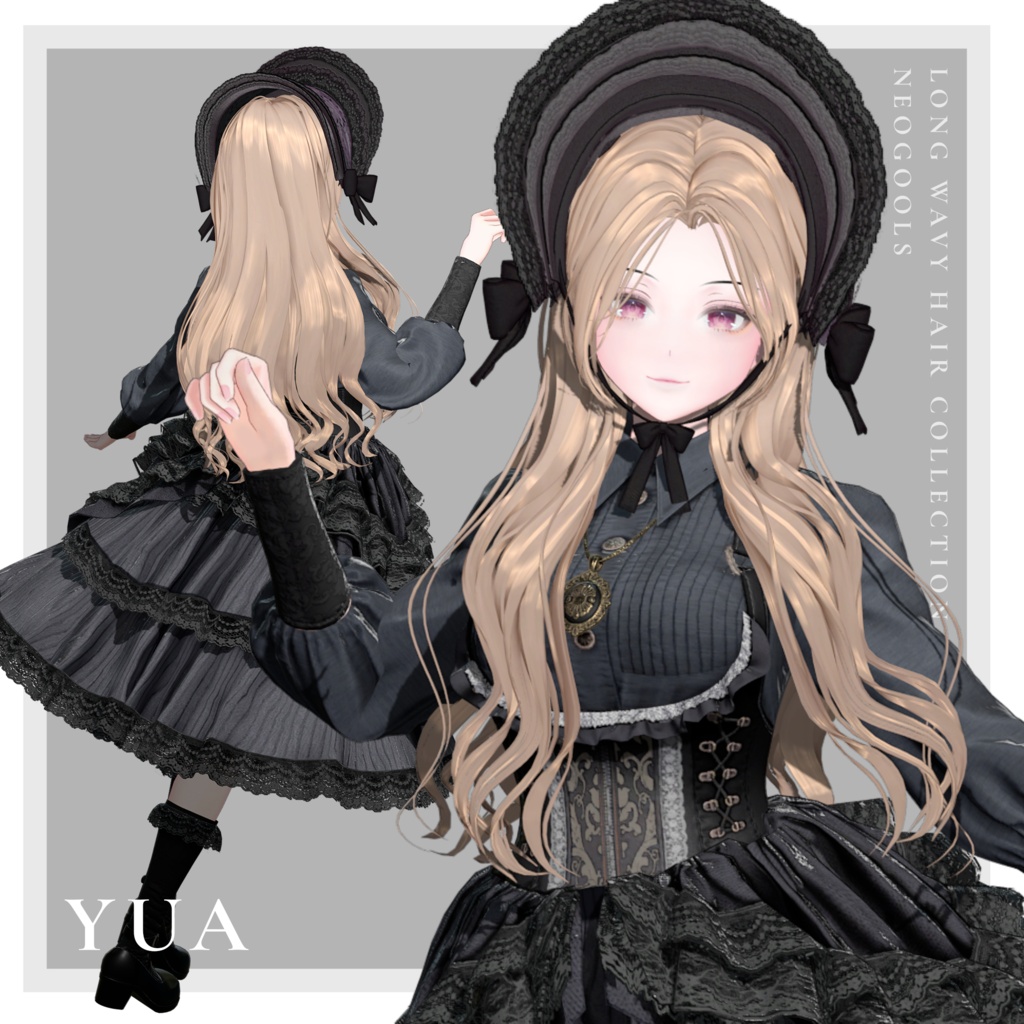 💎SALE💎〈14アバター対応〉 ✦。✨Long_Wavy_Hair。