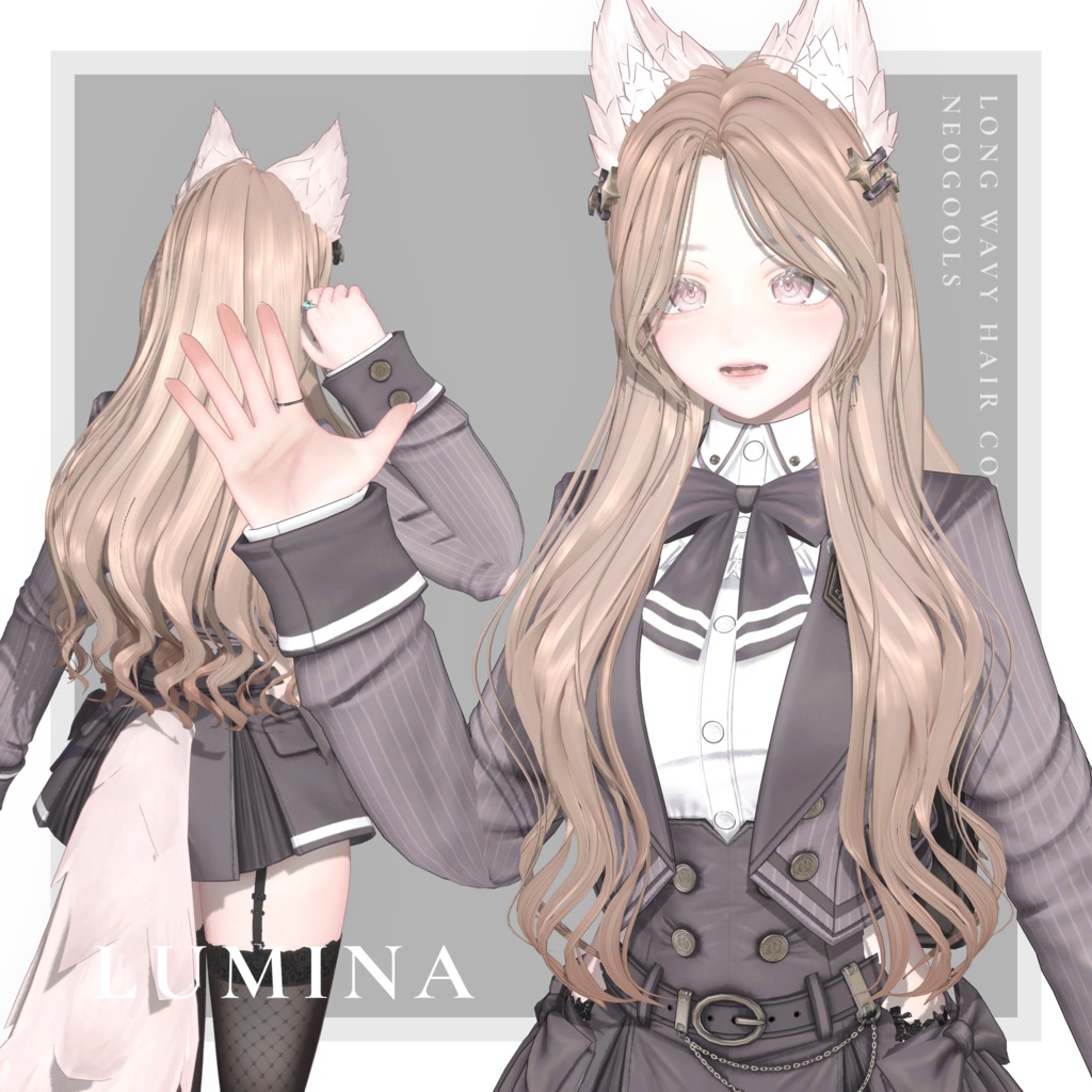 💎SALE💎〈14アバター対応〉 ✦。✨Long_Wavy_Hair。