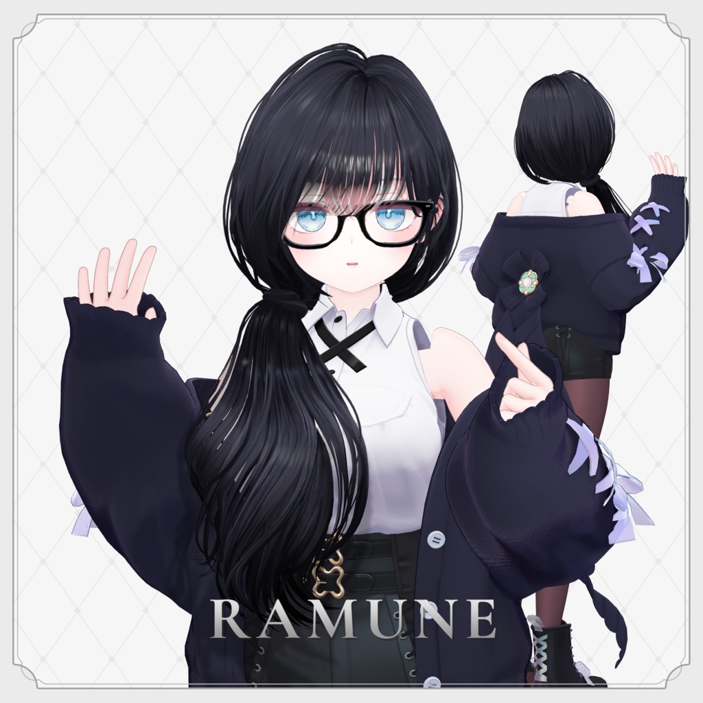 〈21アバター対応〉 ✦。✨Side_Ponytail