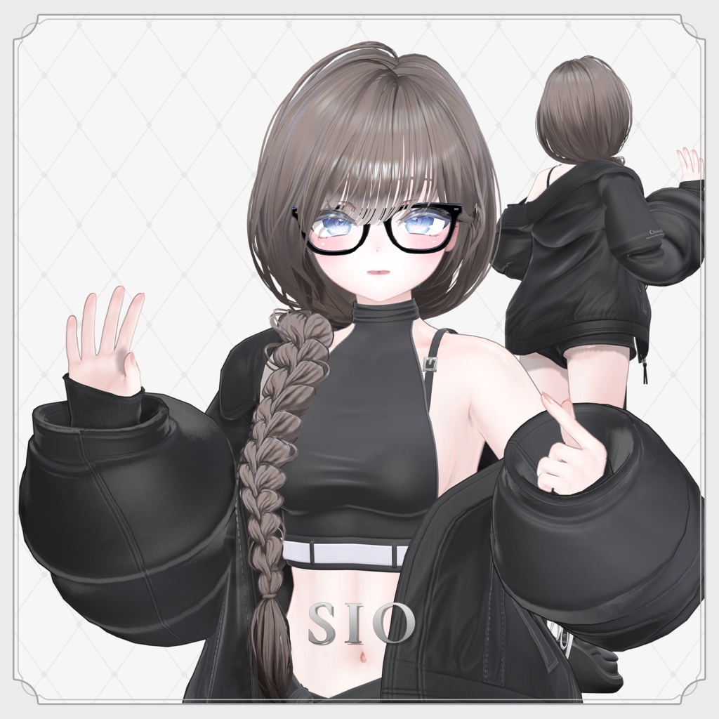 〈21アバター対応〉 ✦。✨Side_Ponytail