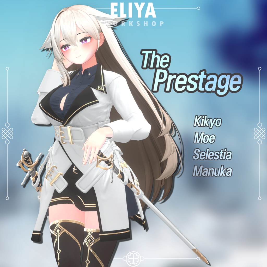 [The Prestage] - 桔梗 Kikyo, セレスティア Selestia, 萌 Moe, マヌカ Manuka