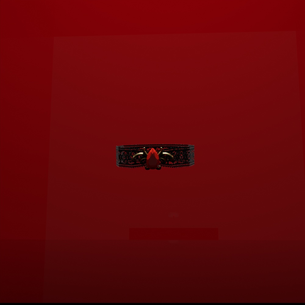 【VRChat想定】ゴシックチョーカー