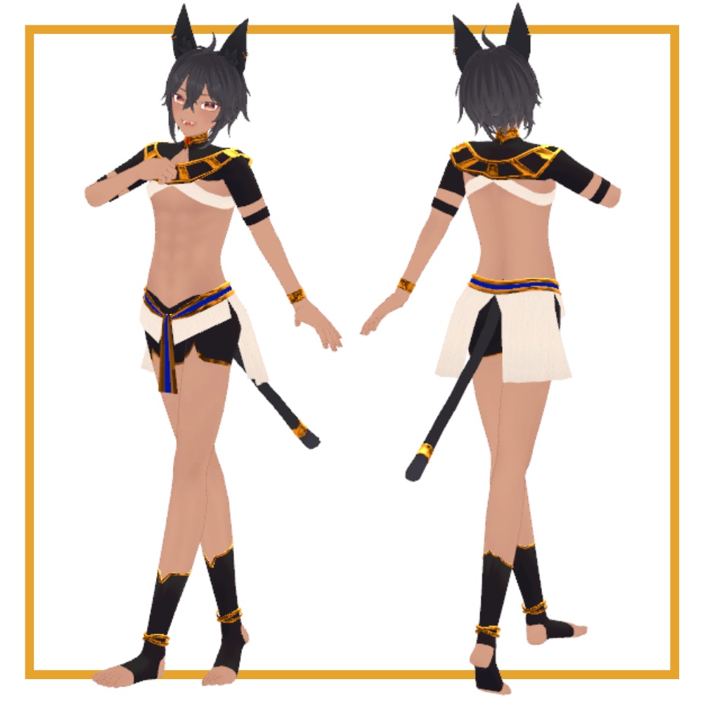 【オリジナル3Dモデル】Ryuze -リュゼ-