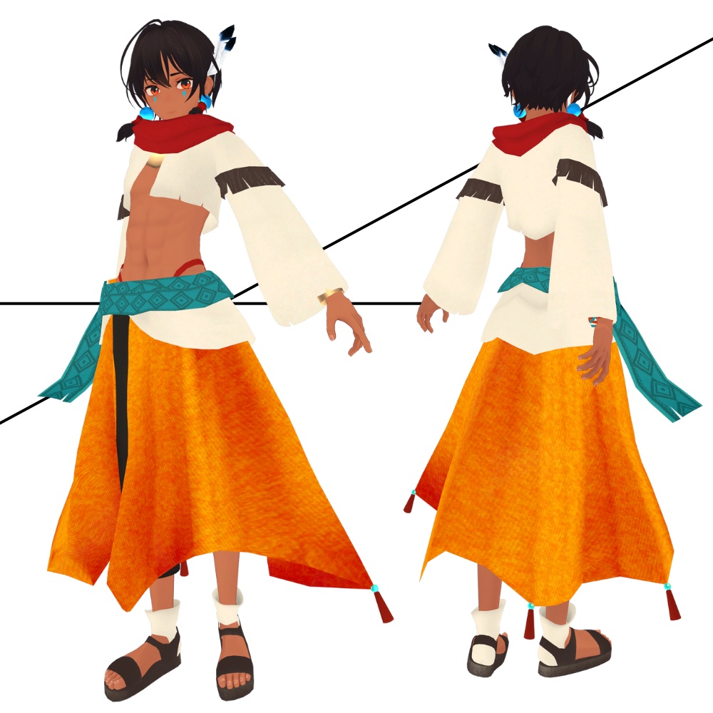 【オリジナル3Dモデル】ソマリ -somali-