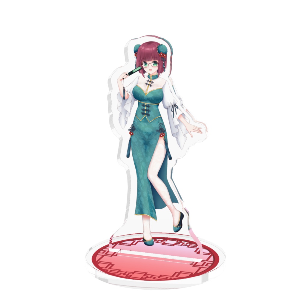 アクリルフィギュア(春の和装メイド&チャイナデザイン)