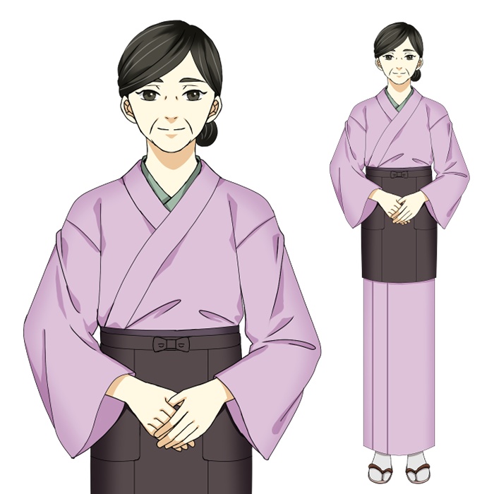 ウエイター着物(おばさん)
