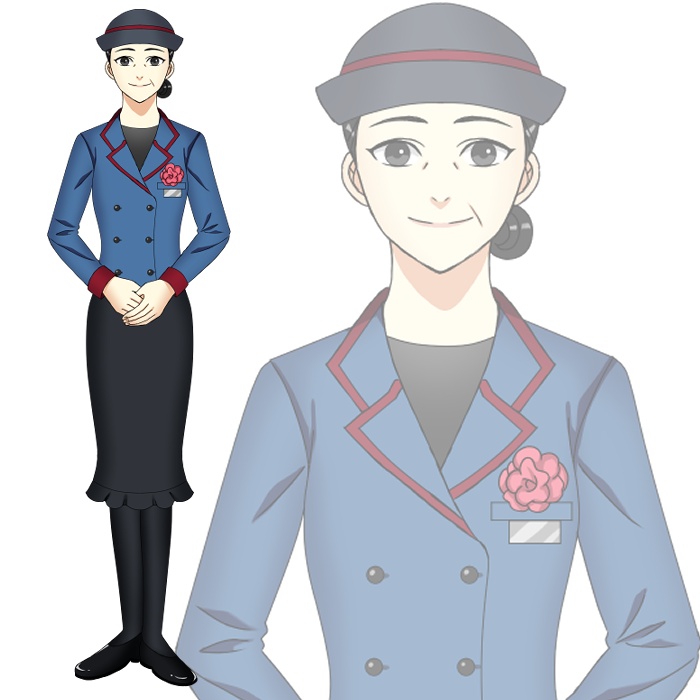 デパート受付員（おばさん）