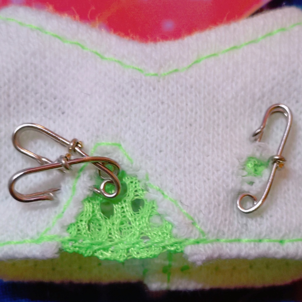 メッシュ&ピンTシャツ