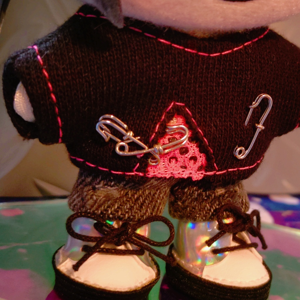 メッシュ&ピンTシャツ