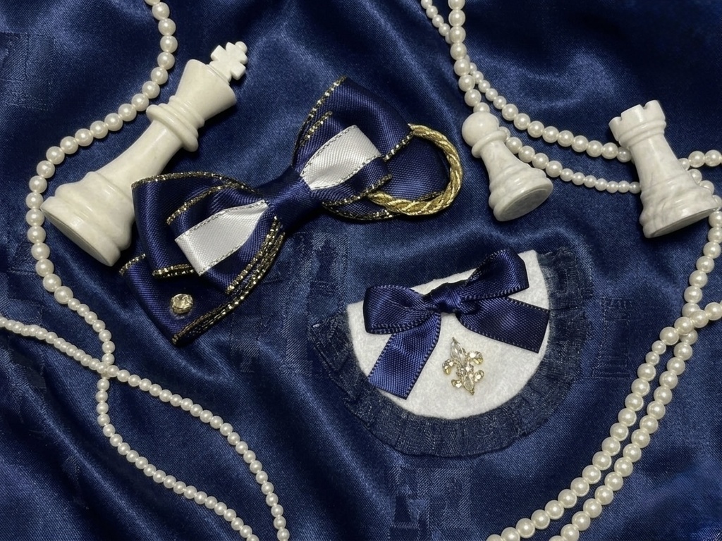 Knightsモチーフset【ヘッドドレス+スタイ】