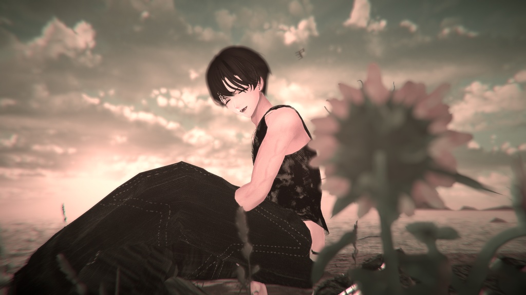 『狛乃対応』腰パンジーンズ【VRC衣装】