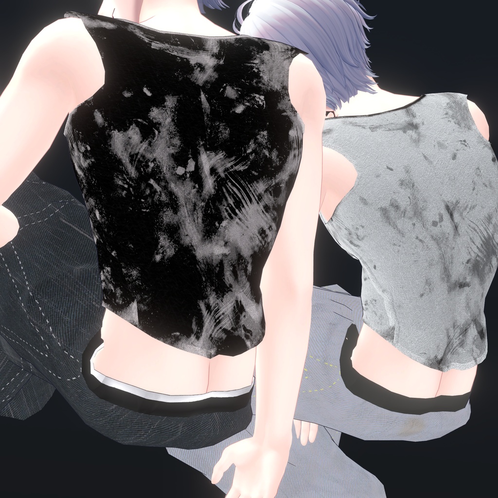 『狛乃対応』腰パンジーンズ【VRC衣装】