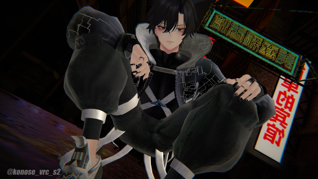 【狛乃対応衣装】Cyber MODE for 狛乃【オリジナル3Dモデル】