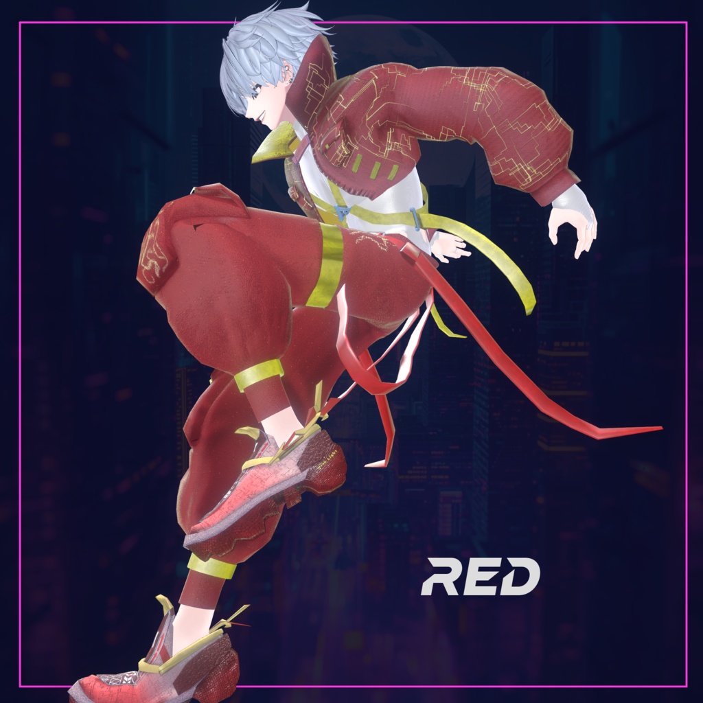 【狛乃対応衣装】Cyber MODE for 狛乃【オリジナル3Dモデル】