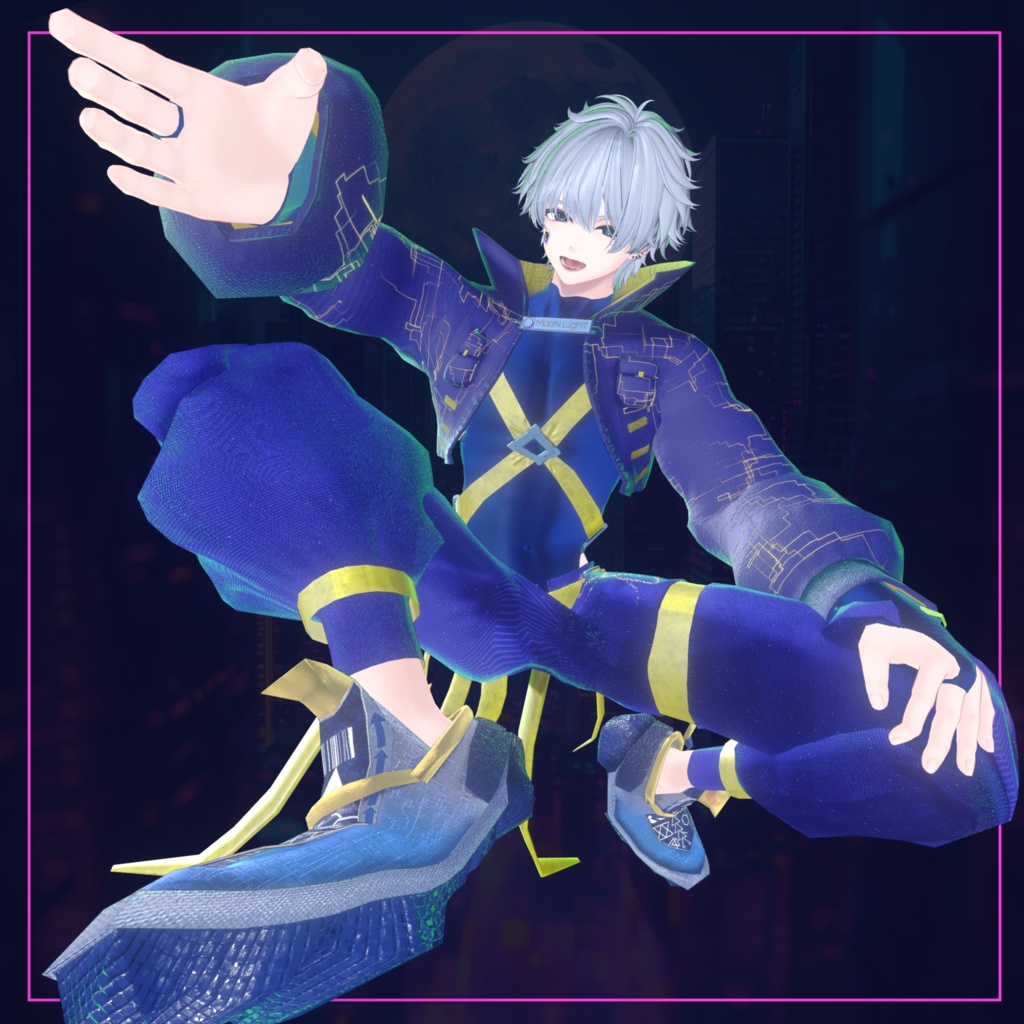 【狛乃対応衣装】Cyber MODE for 狛乃【オリジナル3Dモデル】