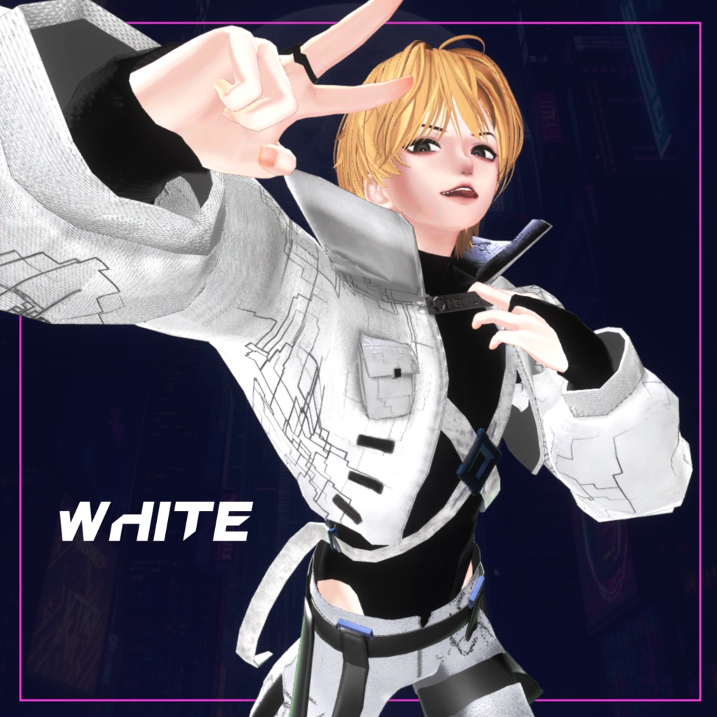 【水瀬対応衣装】Cyber MODE for 水瀬【オリジナル3Dモデル】