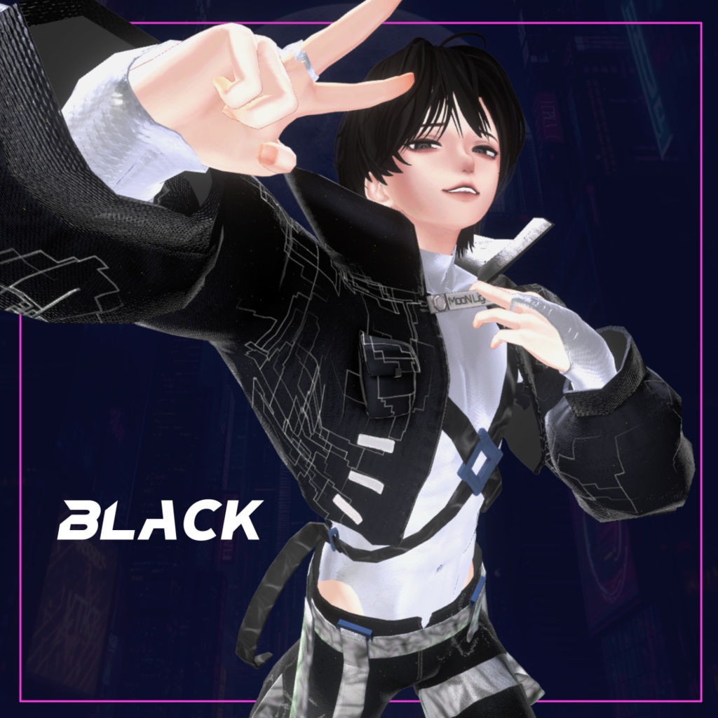 【水瀬対応衣装】Cyber MODE for 水瀬【オリジナル3Dモデル】