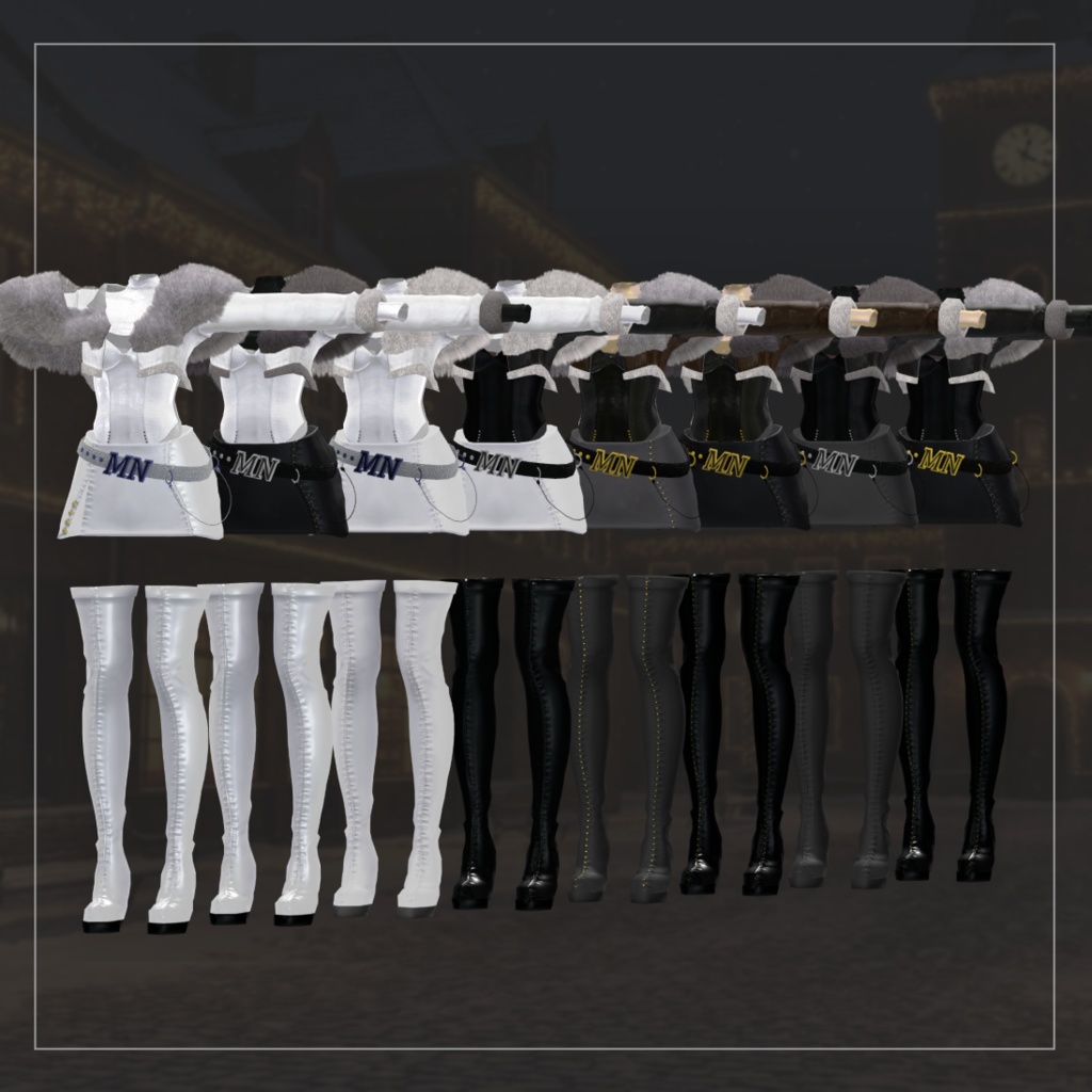 【✨期間限定セール✨】Lunar Fur Muse【オリジナル3Dセットアップ衣装】