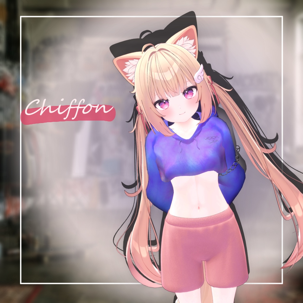 【 Free 】Short_Hoodie 【8アバター対応】