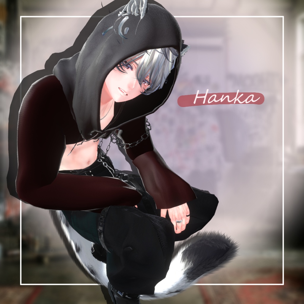 【 Free 】Short_Hoodie 【8アバター対応】