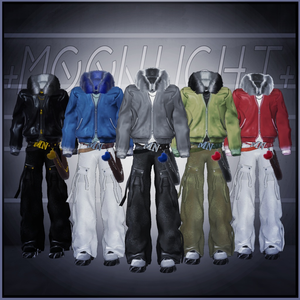 ❗❗❗❗Sale❗❗❗❗【男性アバター対応】Lunar Fur Wolf【オリジナル3D衣装】