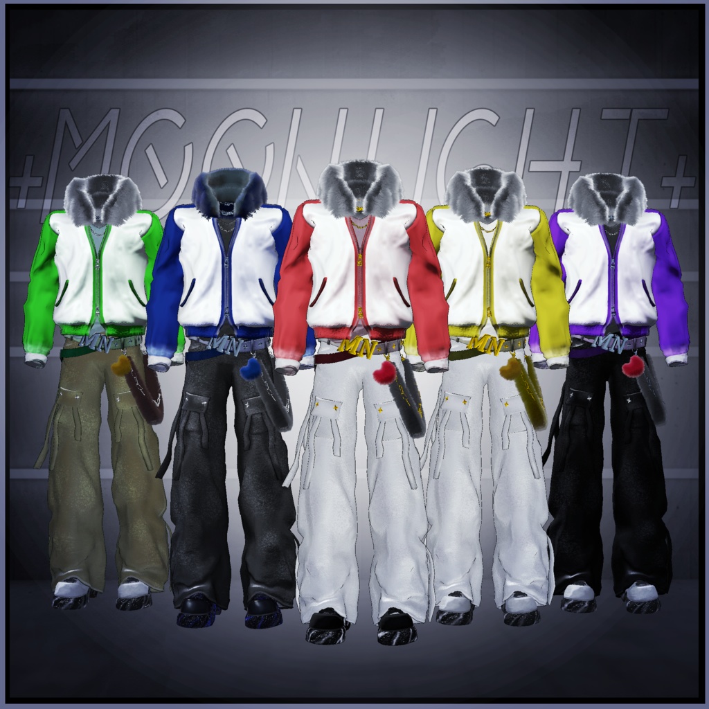 ❗❗❗❗Sale❗❗❗❗【男性アバター対応】Lunar Fur Wolf【オリジナル3D衣装】