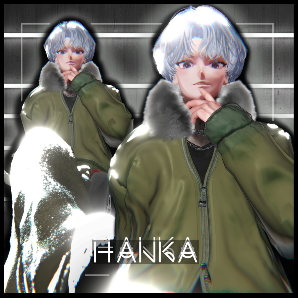 ❗❗❗❗Sale❗❗❗❗【男性アバター対応】Lunar Fur Wolf【オリジナル3D衣装】