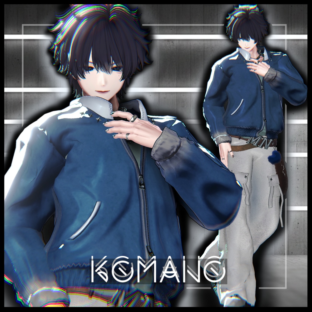 ❗❗❗❗Sale❗❗❗❗【男性アバター対応】Lunar Fur Wolf【オリジナル3D衣装】