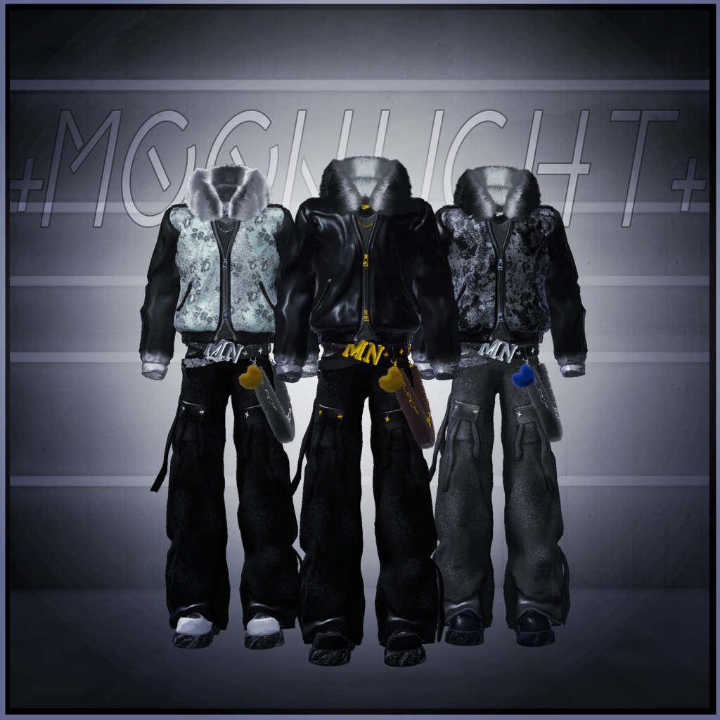 ❗❗❗❗Sale❗❗❗❗【男性アバター対応】Lunar Fur Wolf【オリジナル3D衣装】