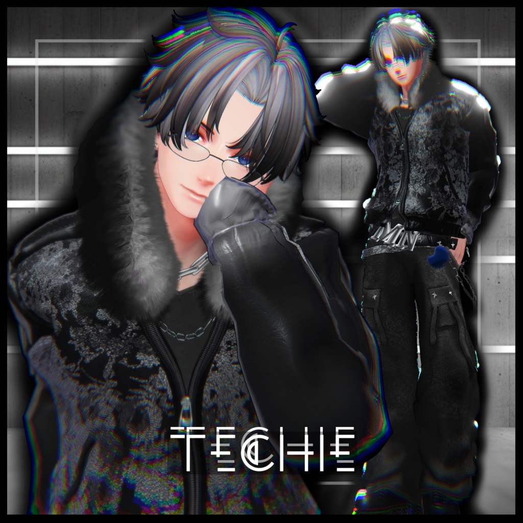 ❗❗❗❗Sale❗❗❗❗【男性アバター対応】Lunar Fur Wolf【オリジナル3D衣装】