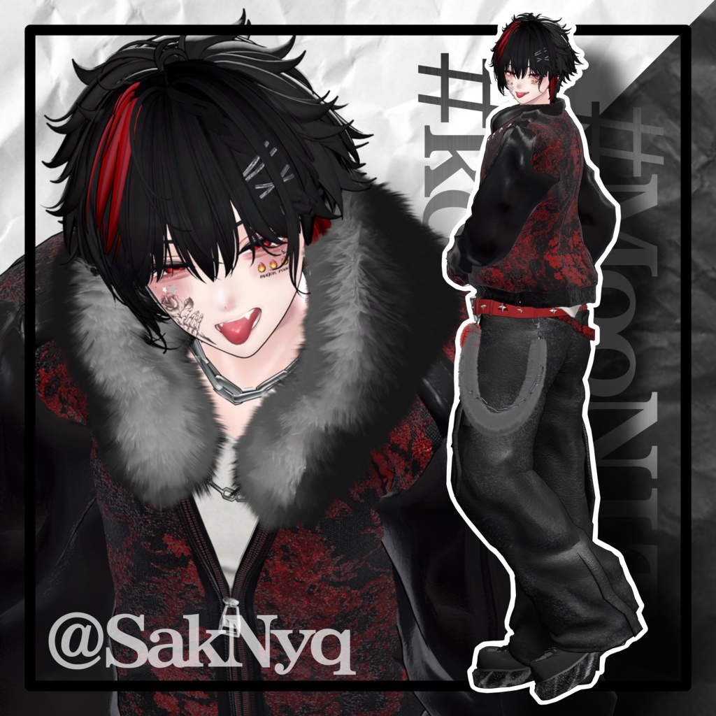 ❗❗❗❗Sale❗❗❗❗【男性アバター対応】Lunar Fur Wolf【オリジナル3D衣装】