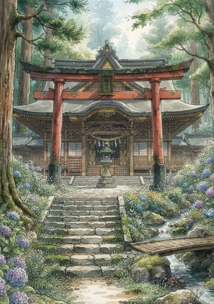 【4枚セット】日本の美しい風景 デジタル素材 ポストカード