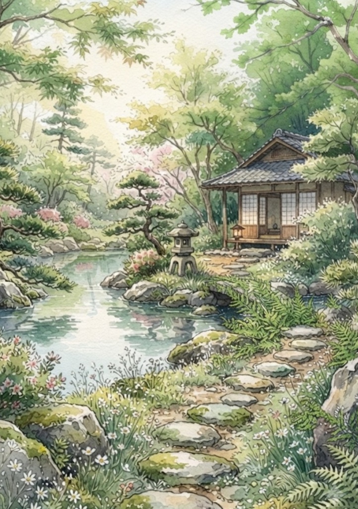 【4枚セット】日本の美しい風景 デジタル素材 ポストカード