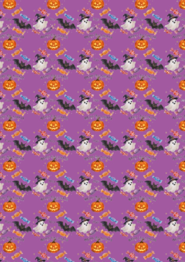 【ハローウィン】6色セット A4デジタルペーパー