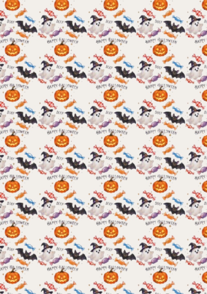 【ハローウィン】6色セット A4デジタルペーパー