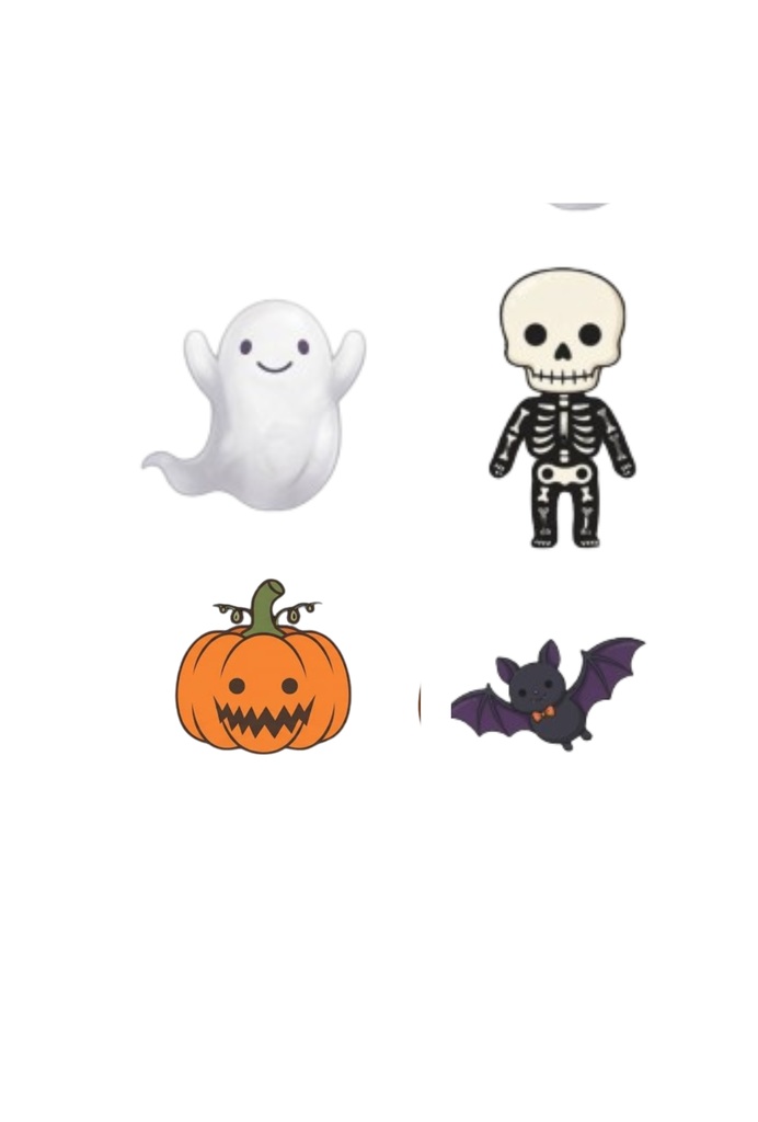 ハロウィンパーツ詰め合わせ 透過PNG素材