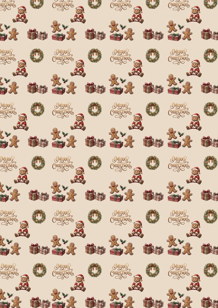 【6色セット】クリスマス デジタルペーパー(サーモンピンク・ペールグリーン・アイボリー・ライトブルー・ホワイト・レッド) / Xmas・冬の背景素材・手帳デコ