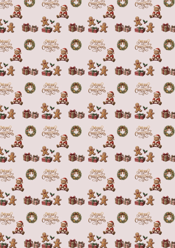 【6色セット】クリスマス デジタルペーパー(サーモンピンク・ペールグリーン・アイボリー・ライトブルー・ホワイト・レッド) / Xmas・冬の背景素材・手帳デコ