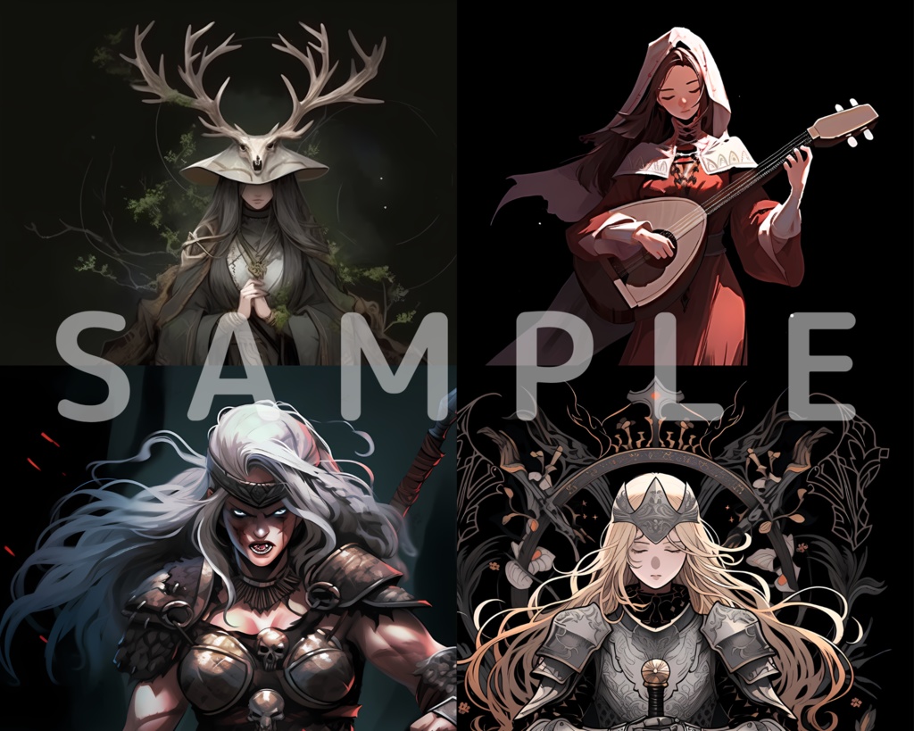 TRPG立ち絵素材_FantasyJobArt_volume1