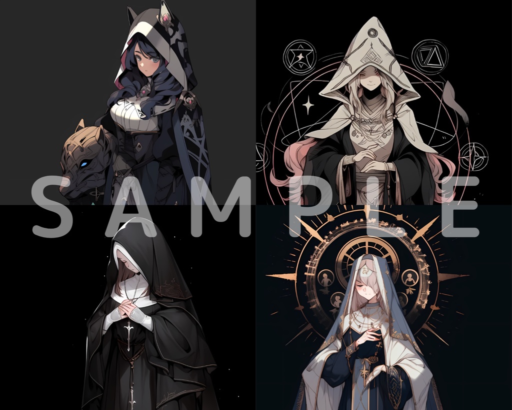 TRPG立ち絵素材_FantasyJobArt_volume1