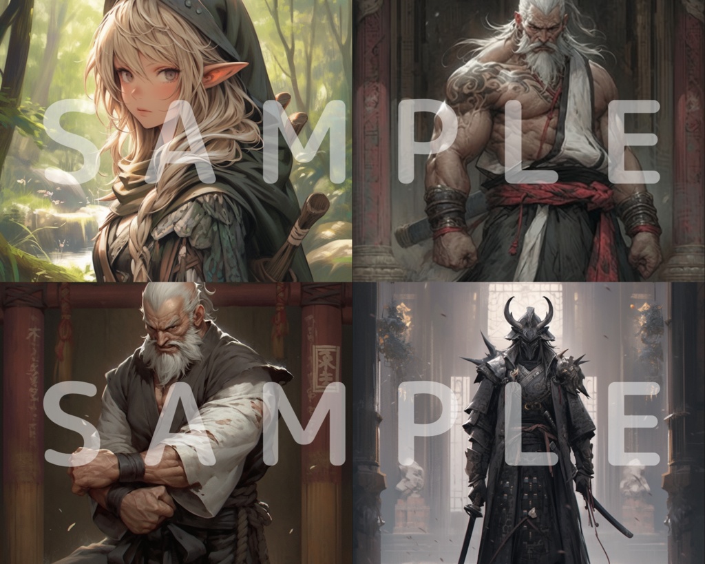 TRPG立ち絵素材_FantasyJobArt_volume2