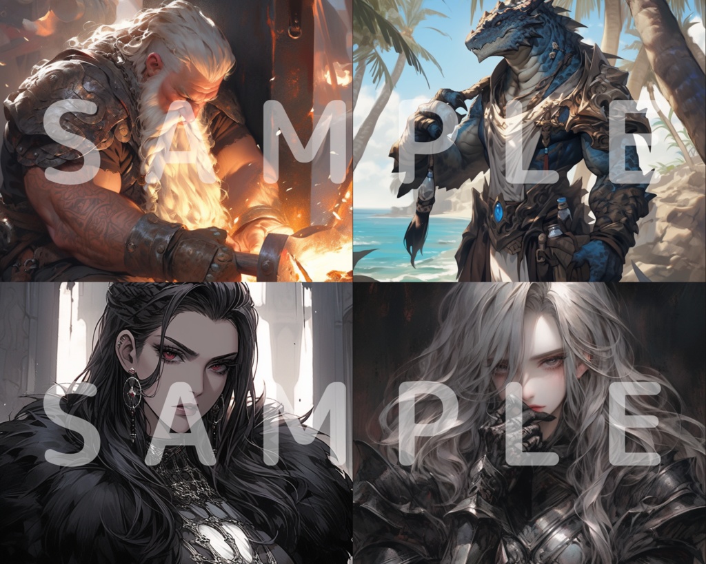 TRPG立ち絵素材_FantasyJobArt_volume2