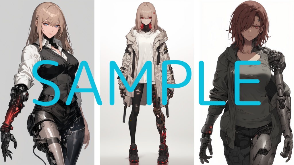 TRPG立ち絵素材_Mechanized Girl_volume1