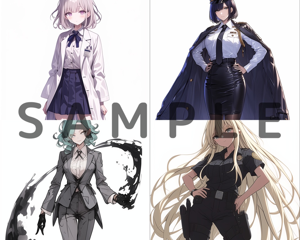 TRPG立ち絵素材_クトゥルフ神話JobArt_volume1