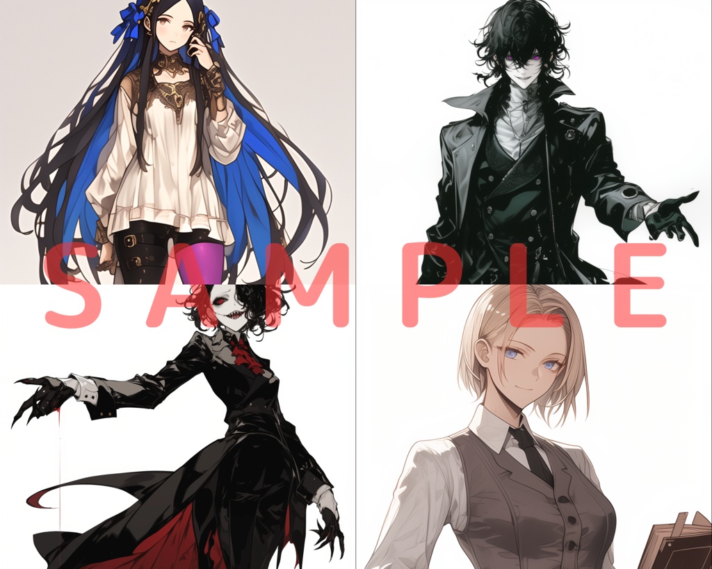 TRPG立ち絵素材_クトゥルフ神話JobArt_volume1