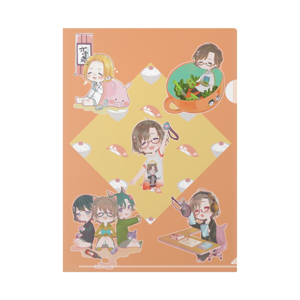 想い出モリモリ ①クリアファイル(A4)