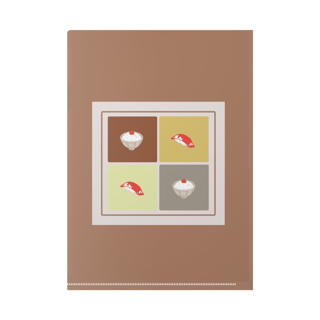 カラコンこつクリアファイル(A4)